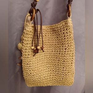 Handcrafted Tan Crossbody Bag